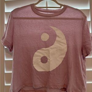 Spiritual Gangster Light Mauve Yin Yang Tee